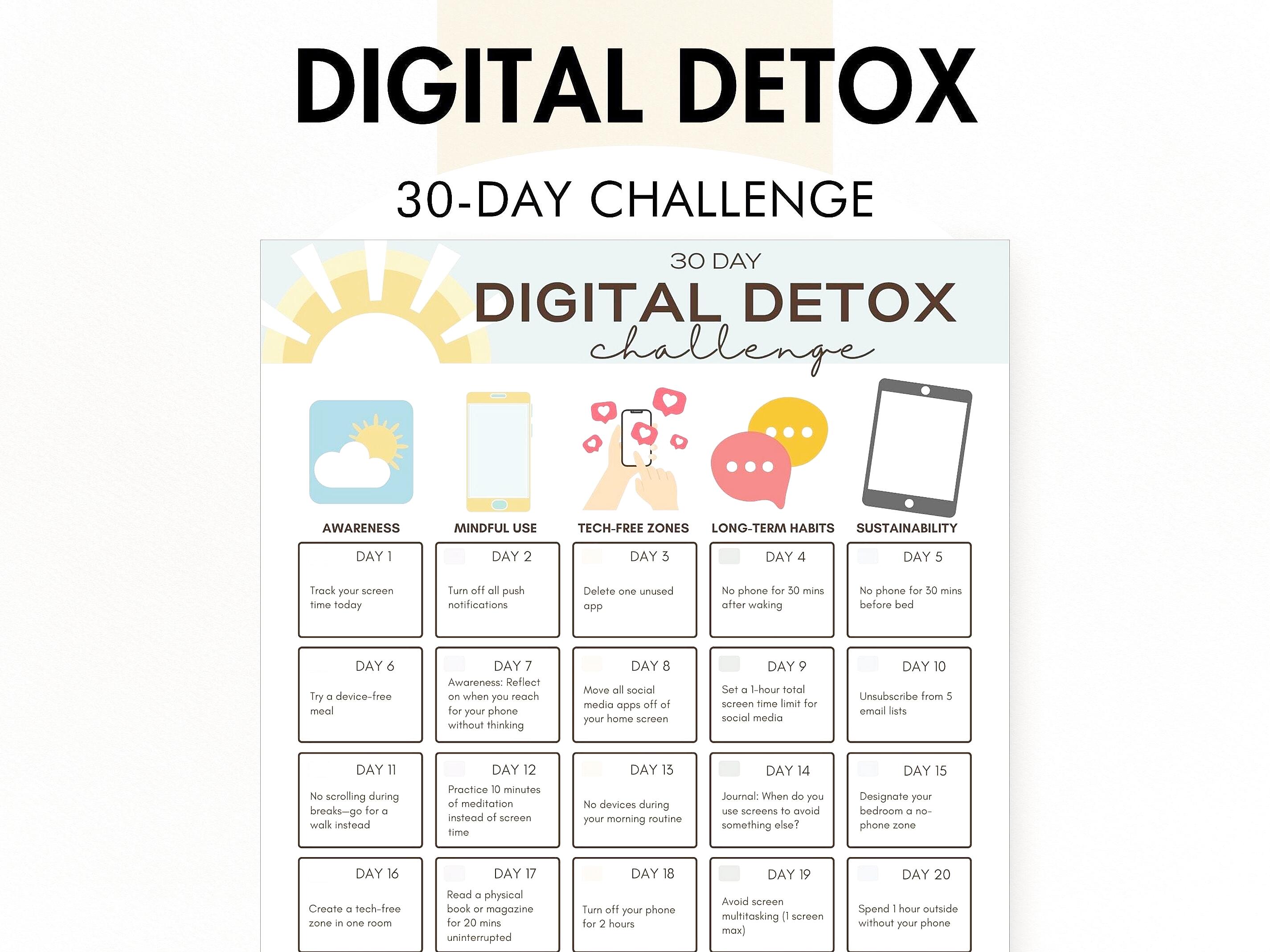 Adult calmly adjusting personalized digital detox plan at home