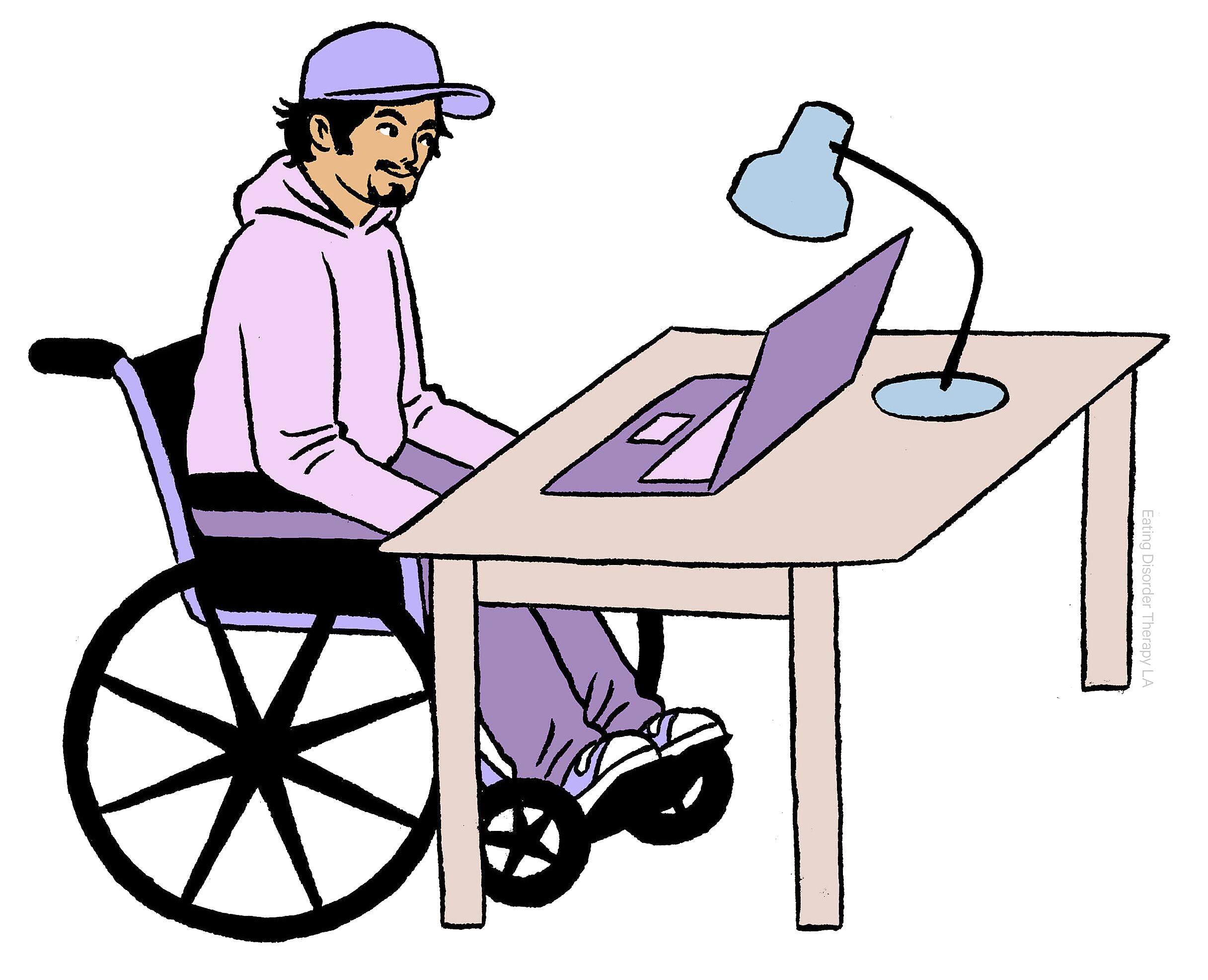 Therapist providing online support for emotional eating concerns
